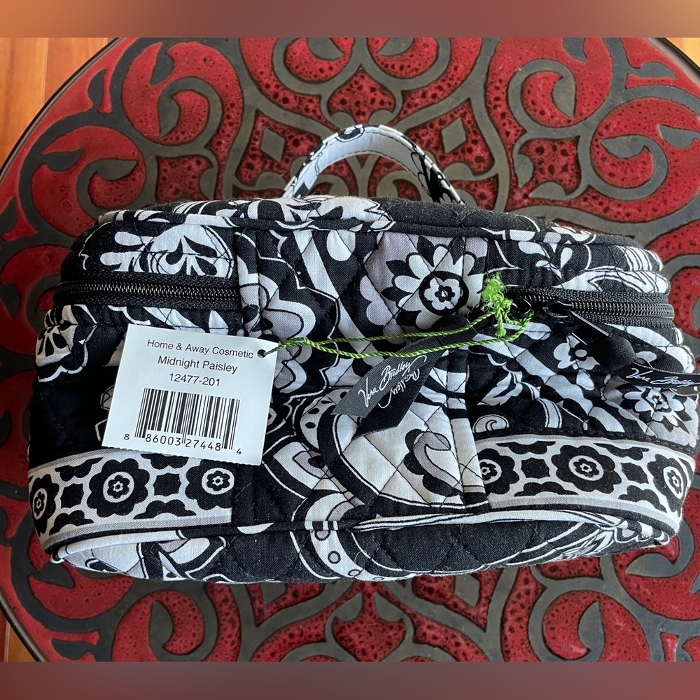 Vera Bradley Midnight Paisley Home & Away Cosmetic Bag. From Spring 2015. NWT